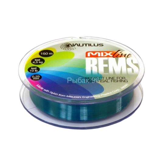 Леска Nautilus Rems 150м d-0.16мм 1.8кг*. Фото №2 Леска Nautilus Rems 150м d-0.16мм 1.8кг*. Фото №2