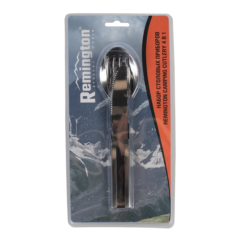 Набор столовых приборов Remington CAMPING CUTLERY 4 в1. Фото №4 Набор столовых приборов Remington CAMPING CUTLERY 4 в1. Фото №4