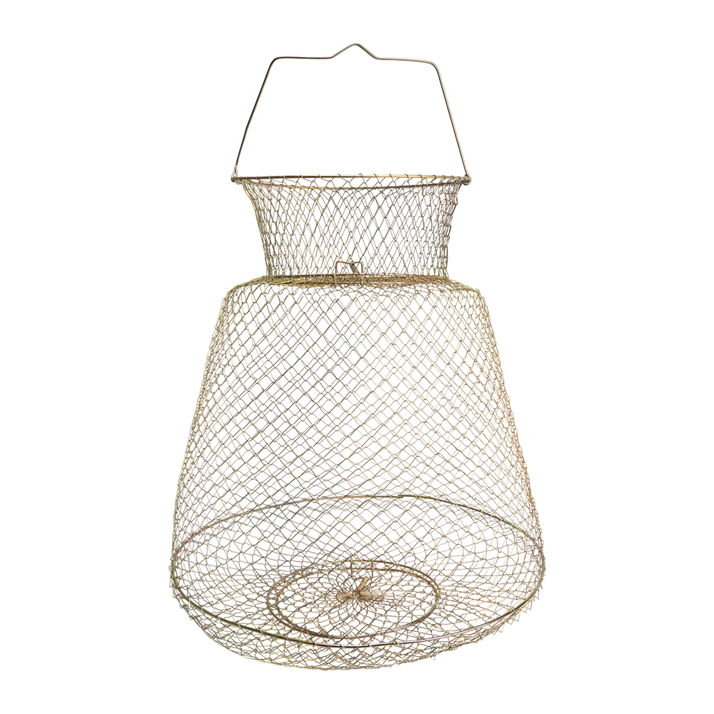 Садок рыболовный Tirana с ручкой, металлическая сетка,  d40, 40см. Фото №1