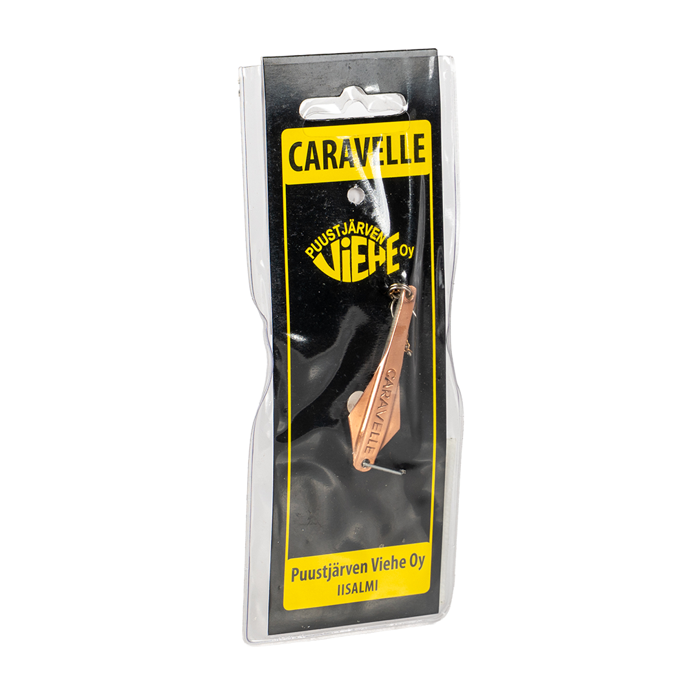 Блесна Puustjarven Caravelle 50мм, 5гр, цвет (Hop/Kup) цепочка-крючок. Фото №2