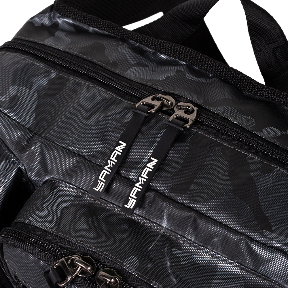 Сумка рыболовная "Yaman" Fishing Hip Bag, 28х21х17 см, цв. серый камуфляж/6/. Фото №3 Сумка рыболовная "Yaman" Fishing Hip Bag, 28х21х17 см, цв. серый камуфляж/6/. Фото №3
