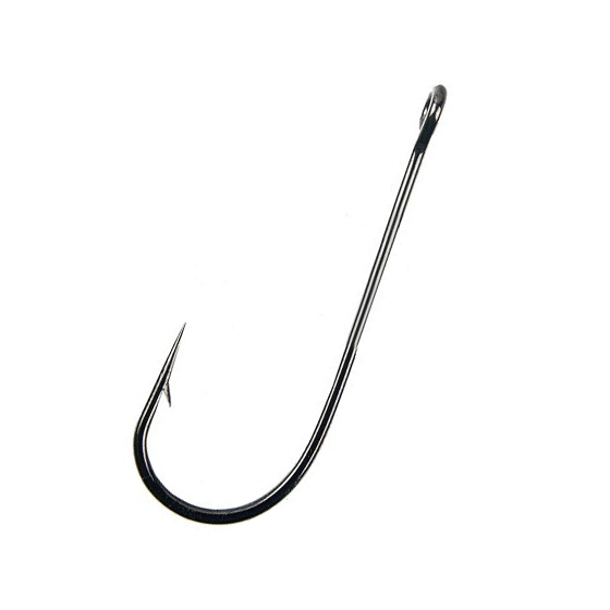 Крючок Cannelle (1272 Z) №6/0 (10 шт/уп) (бронза, две бородки на цевье, отогнутое жало). Фото №1