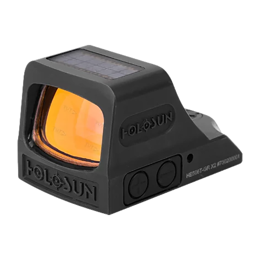 Коллиматорный прицел HOLOSUN OpenElite HE508T-GR X2 зелёная марка без кронштейна. Фото №5