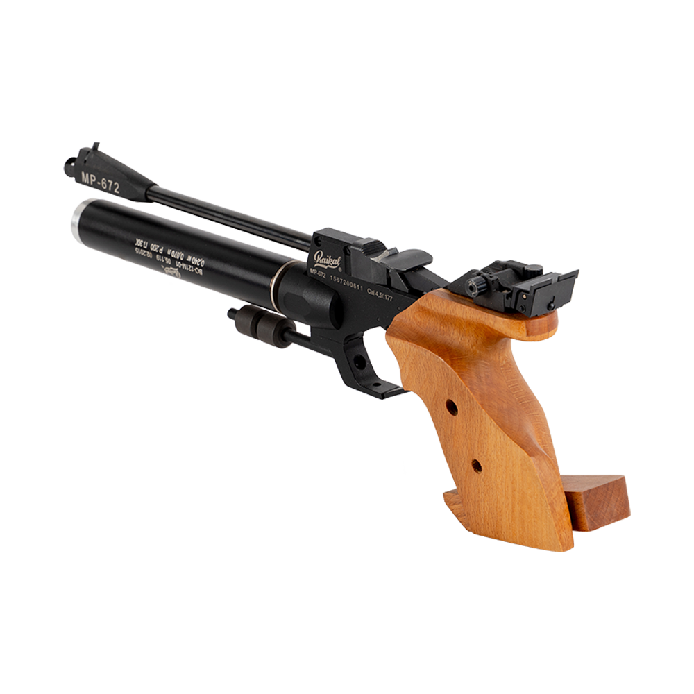 Пистолет пневматический МР-672-02 (спортивный с баллоном). Фото №6