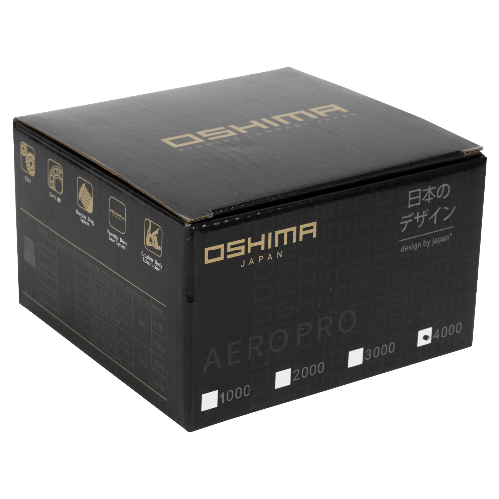 Катушка безынерционная Oshima Aero Pro 4000 (bb 3+1; gr 5.2:1). Фото №6