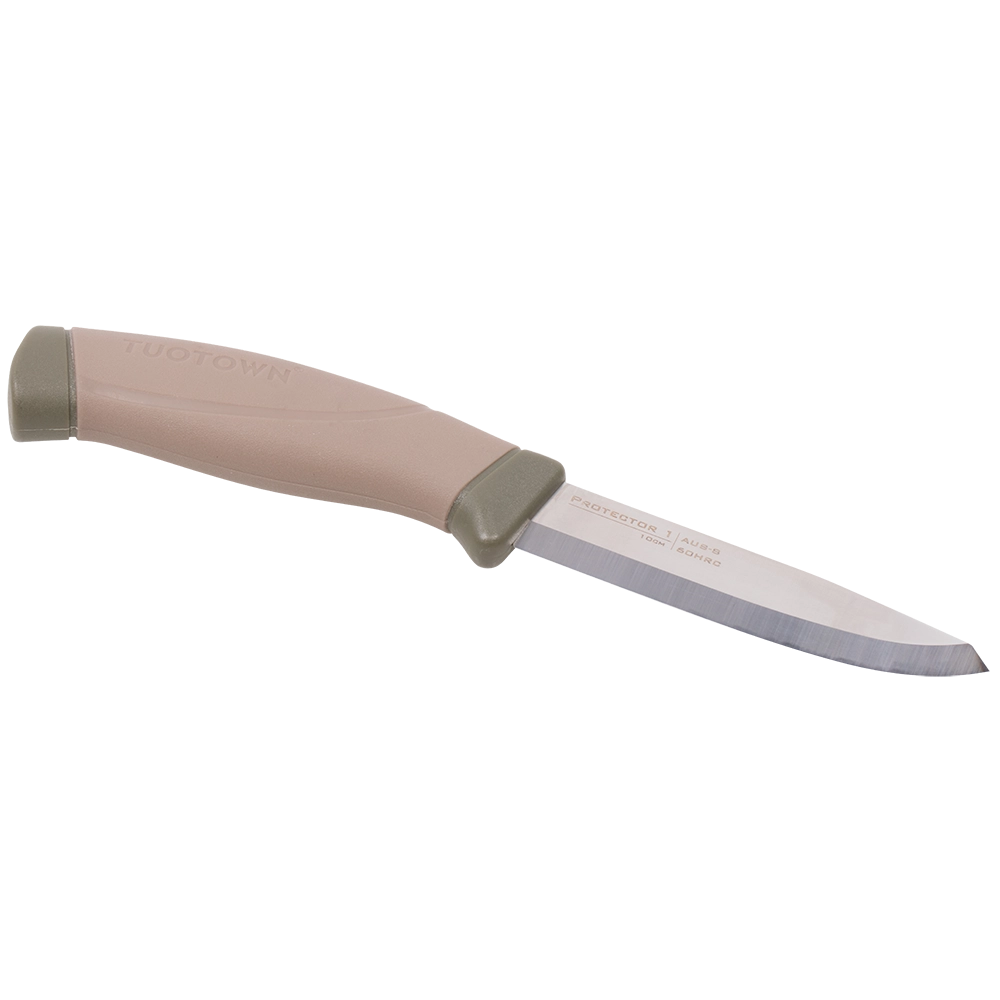 Нож TuoTown Protector 1, клинок AUS8, рукоять Эластрон. Фото №1