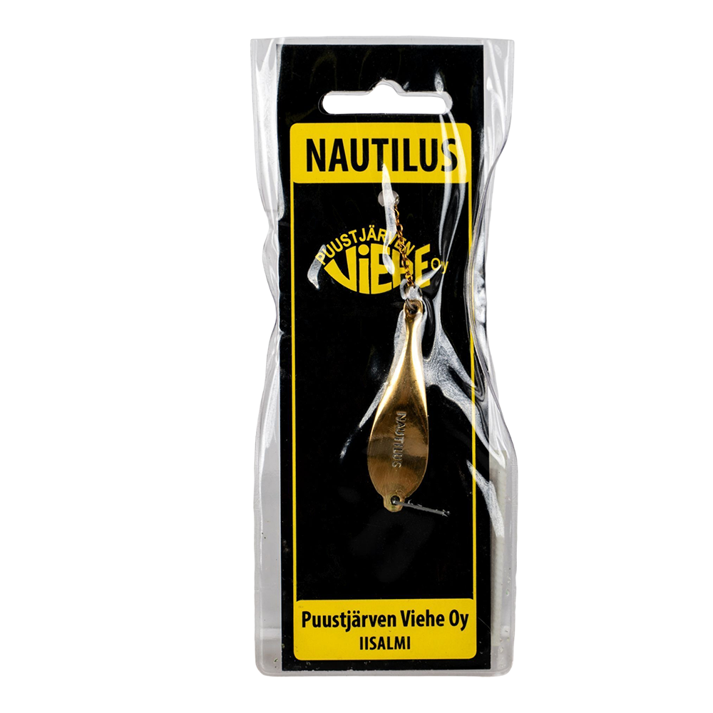 Блесна Puustjarven Nautilus 50мм, 9гр, цвет (Hop/Tom) цепочка-крючок. Фото №1