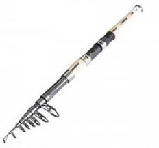 Спиннинг телескопический YOSHINO Diskovery 2.4 10-30г (Carbon). Фото №1