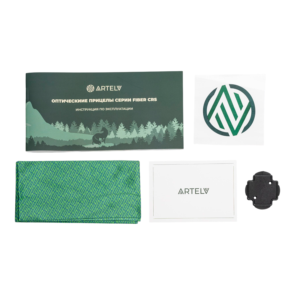 Прицел оптический ARTELV 1-6x24 SFP, 30 mm, CRS с подсветкой fiber. Фото №7