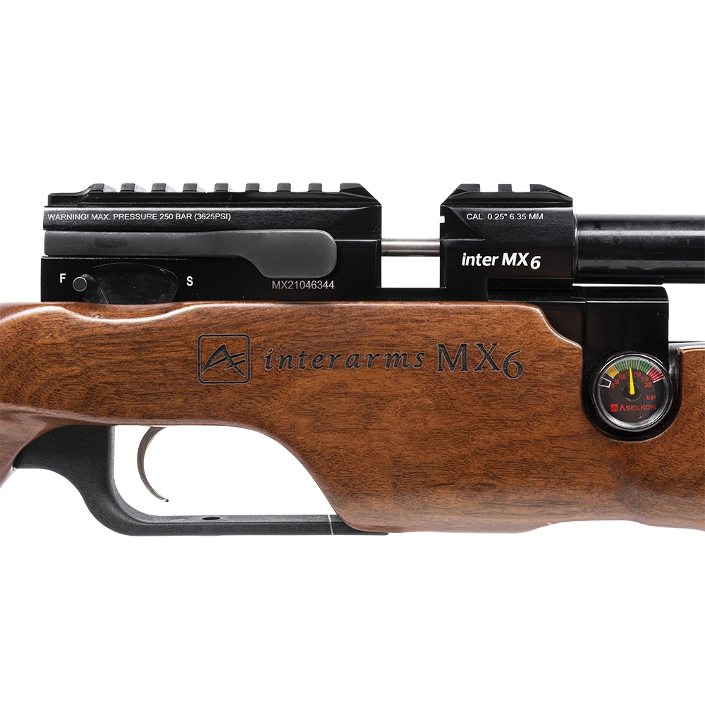 Винтовка пневматическая ASELKON MX 6, калибр 6,35, 3 Дж (РСР, дерево) L=550. Фото №3