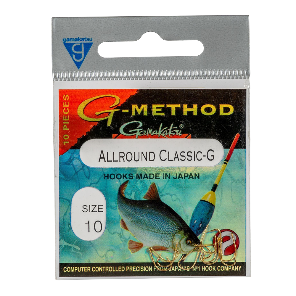 Крючок Gamakatsu G-Method Allround Hooks Gold №10. Фото №1 Крючок Gamakatsu G-Method Allround Hooks Gold №10. Фото №1