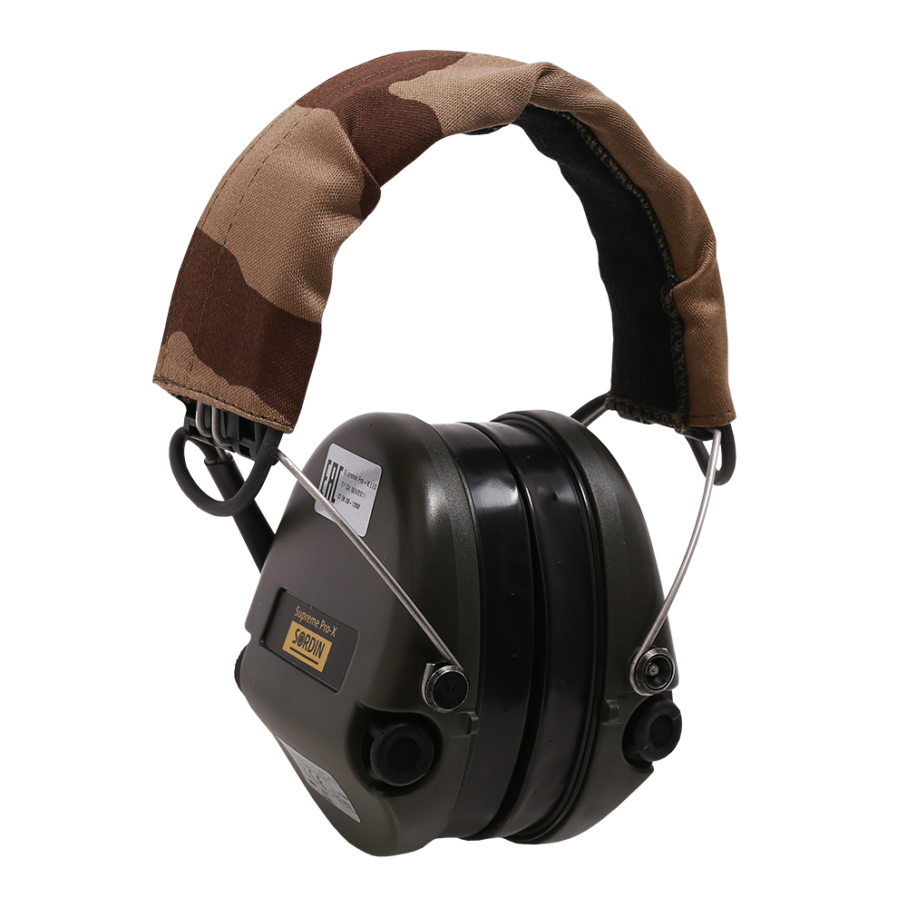 Наушники активные MSA Sordin Supreme with LED Pro-X (хаки\камуфляжная ткань). Фото №3