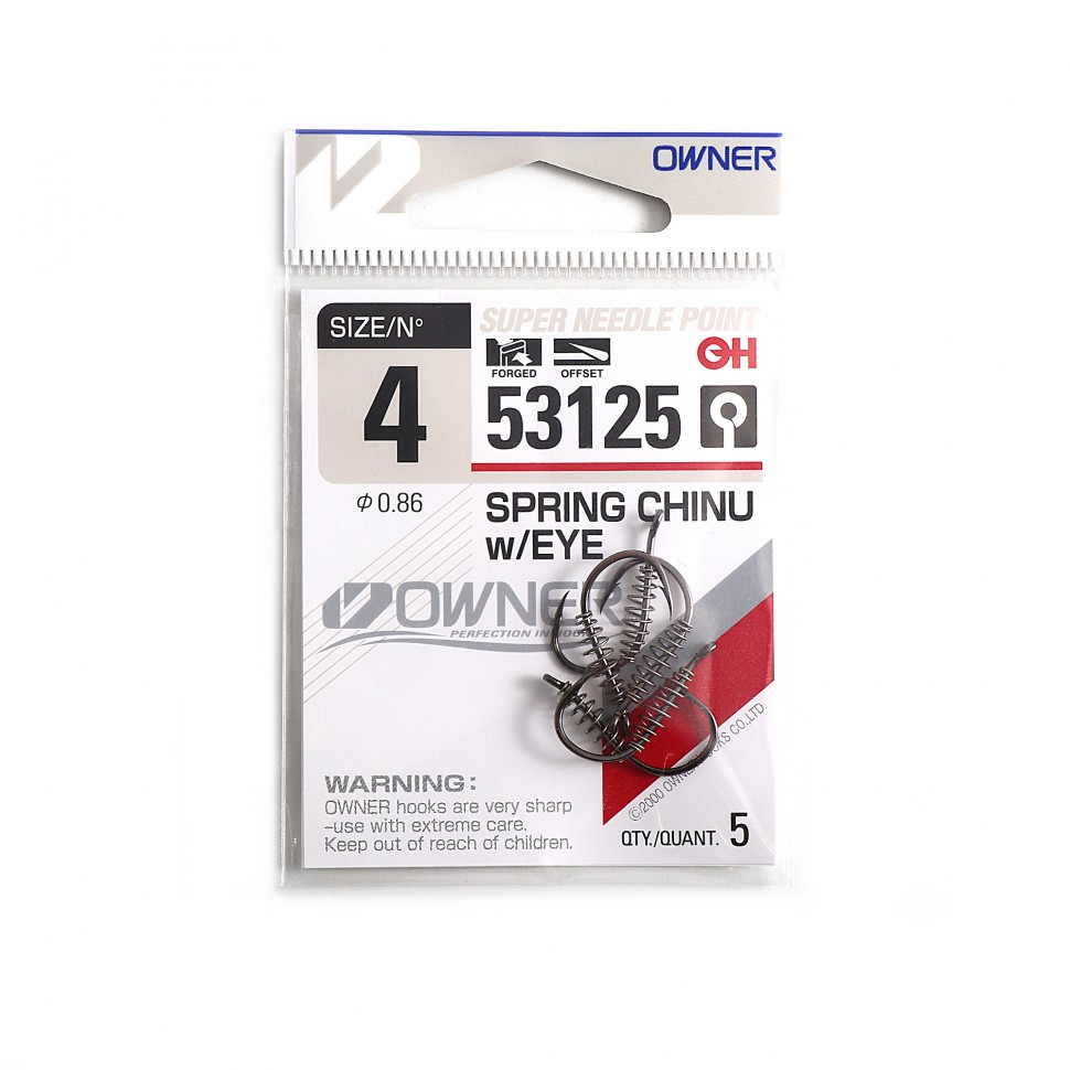 Крючок Owner Chinu №4 (11 шт). Фото №2