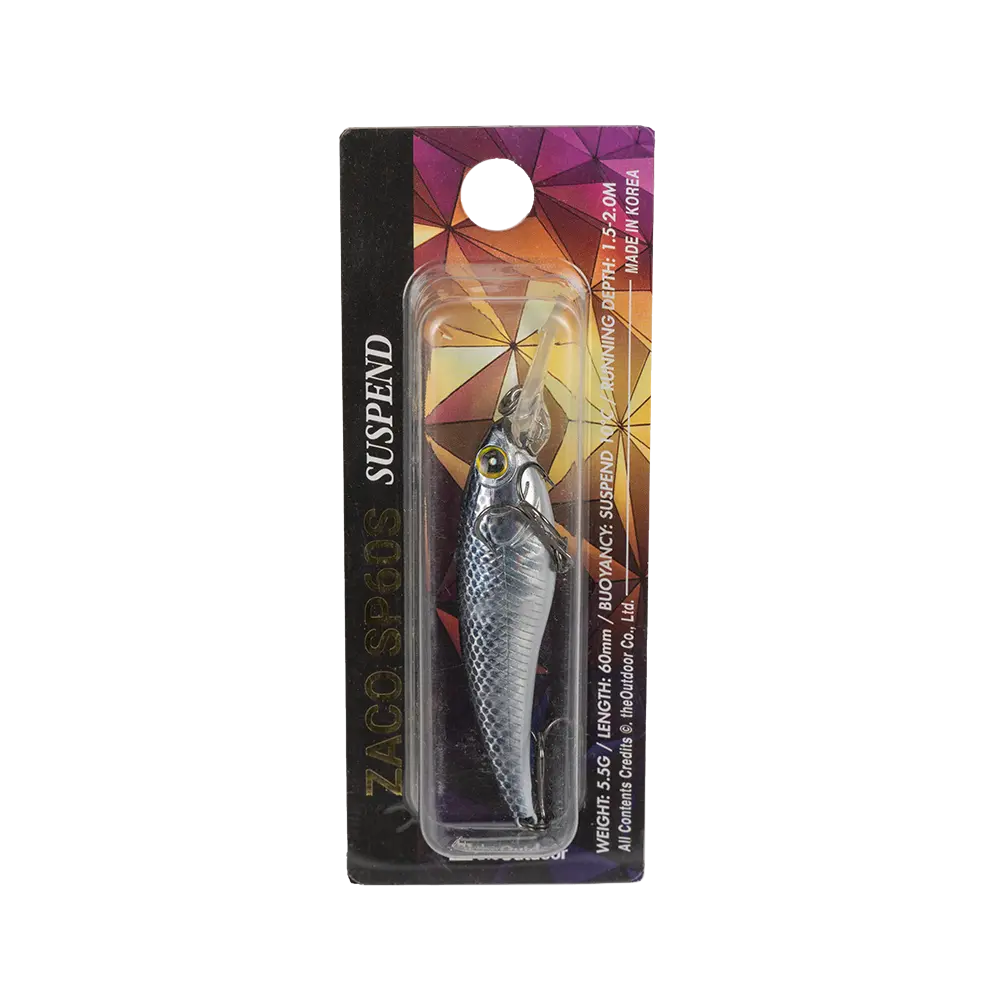 Воблер TheOutdoor Zaco SP60S 60мм, 5,5гр, цвет (MS-921) . Фото №1
