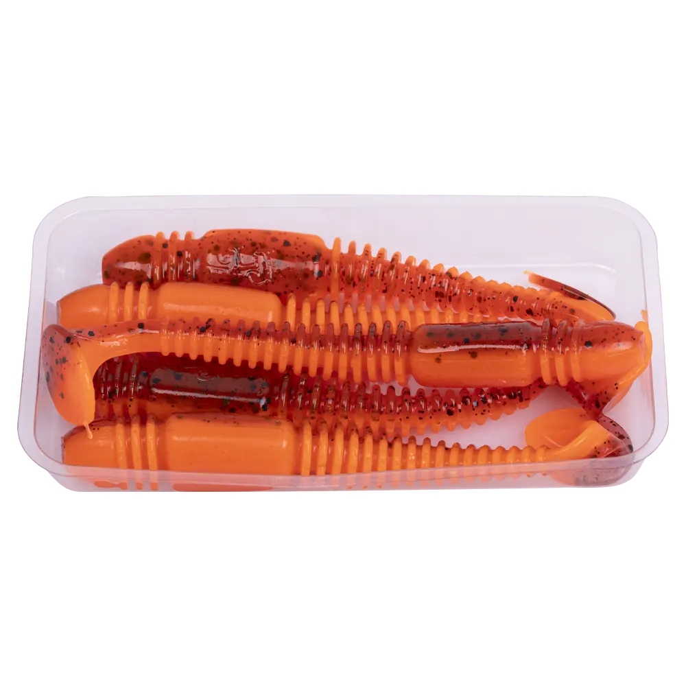 Виброхвост Lucky John Pro Series Tioga 3,9" 99мм, (5шт. упак.) цвет T48. Фото №4 Виброхвост Lucky John Pro Series Tioga 3,9" 99мм, (5шт. упак.) цвет T48. Фото №4