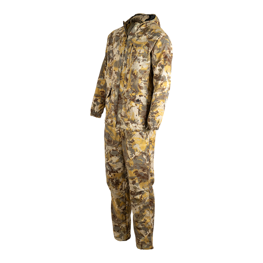 Костюм мужской летний "Кречет", twill, соты бело-желтый (52-54/182) (ХСН). Фото №5