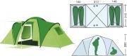 Палатка туристическая Remington 4-местная (140+210+140)*210*200