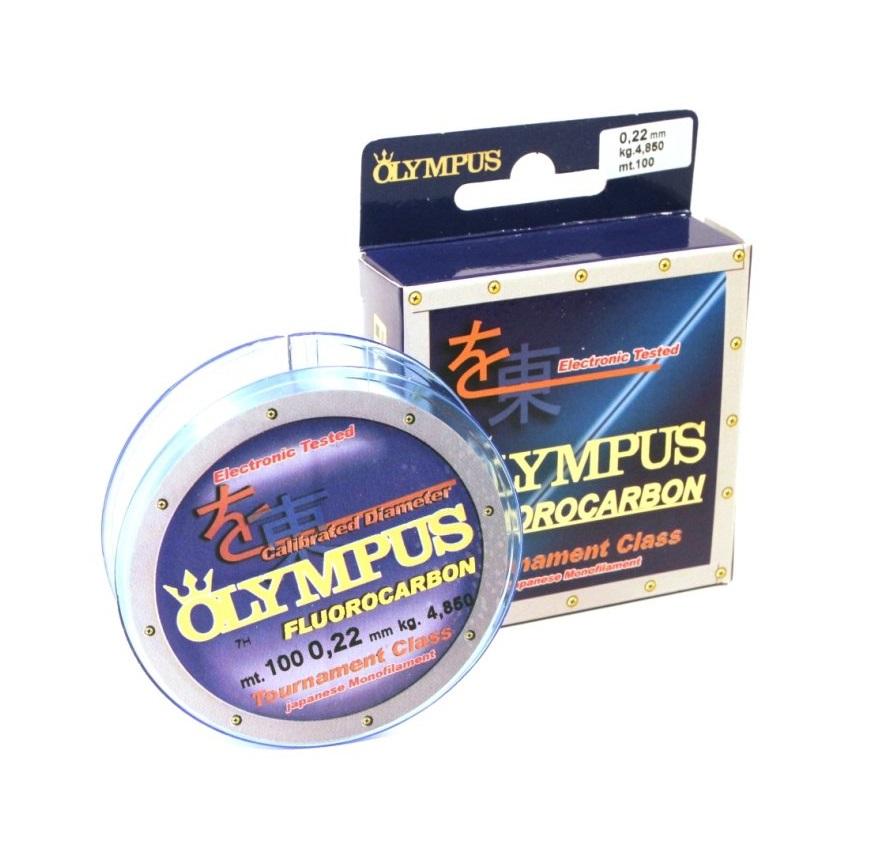 Леска OLYMPUS "Fluorocarbon" 0,16мм 100м 2.7кг (5675). Фото №1