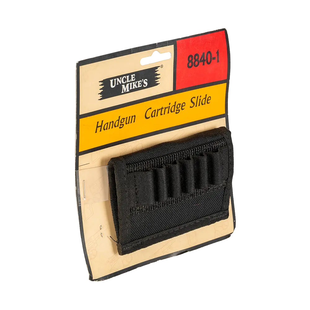 Патронташ-секция "Uncle Mike's" открытый на ремень для пистолетных патронов, черный, 6 патронов. Фото №2 Патронташ-секция "Uncle Mike's" открытый на ремень для пистолетных патронов, черный, 6 патронов. Фото №2