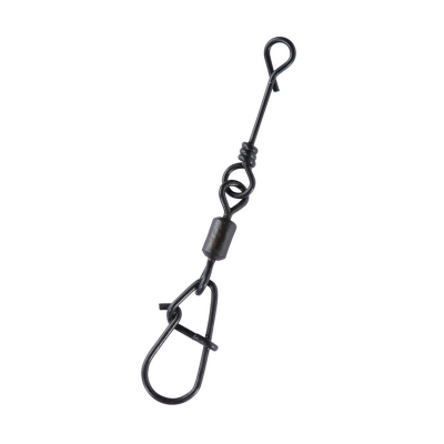 Карабин с вертлюгом BALER SHIRASU Special Snap №12 7 кг (уп.5 шт). Фото №1