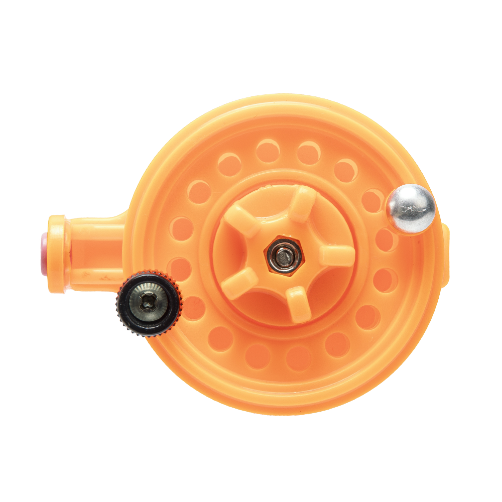 Катушка проводочная Salmo ICE HR 5,8см оранжевая. Фото №1