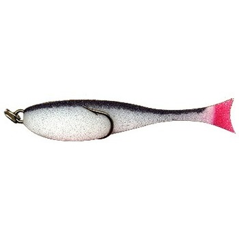 Рыбка поролоновая Контакт двойник бело-черная 10 см (уп. 10 шт). Фото №1