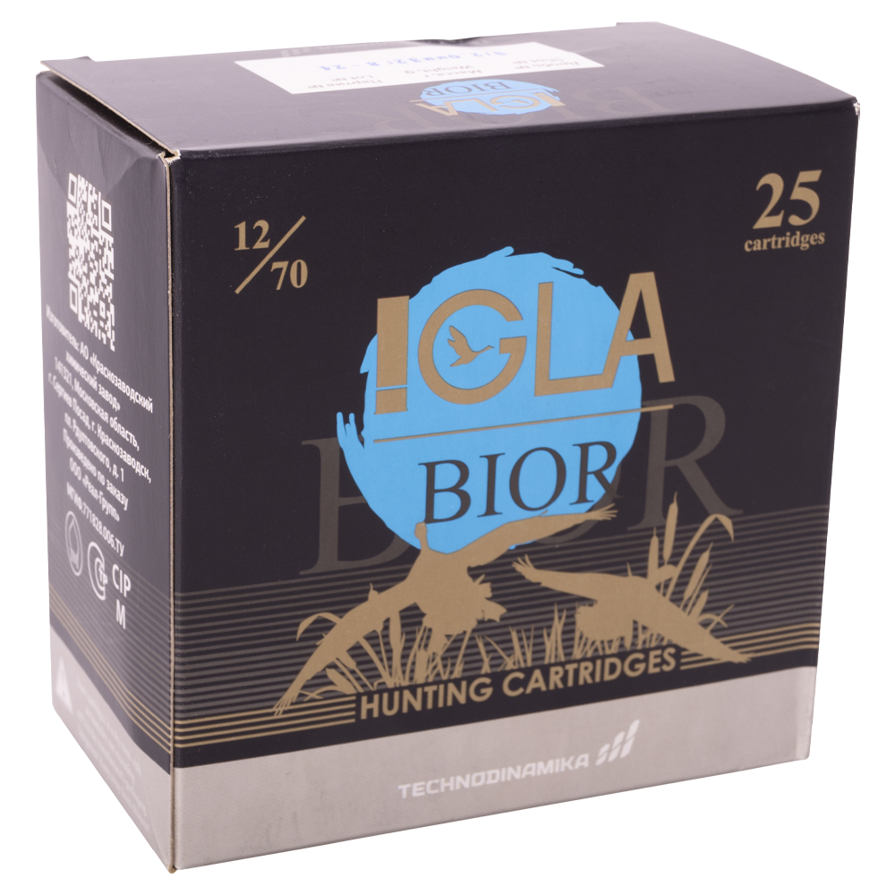 Патрон "Игла-Биор" 12/70 №9 32 гр. (пачка 25шт, короб., 250). Фото №4