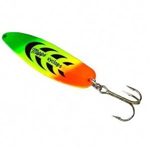 Блесна колеблющаяся Mepps Syclops 3 Tiger/Gold. Фото №1 Блесна колеблющаяся Mepps Syclops 3 Tiger/Gold. Фото №1