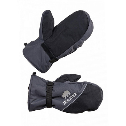 Рукавицы утепленные / мембрана / черно-серый (Хольстер). Фото №2 Рукавицы утепленные / мембрана / черно-серый (Хольстер). Фото №2