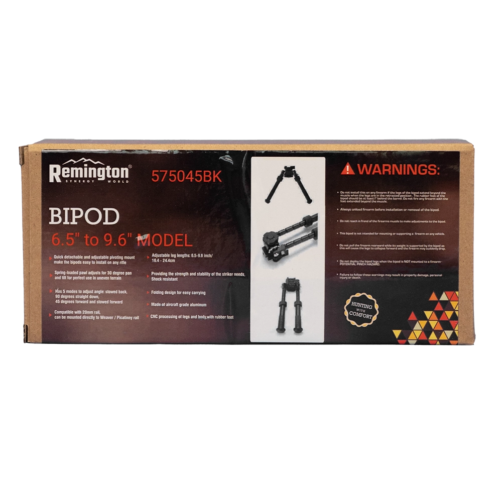 Сошка Remington тактическая быстросъемная weaver 6,5-9,6 дюймов. Фото №9