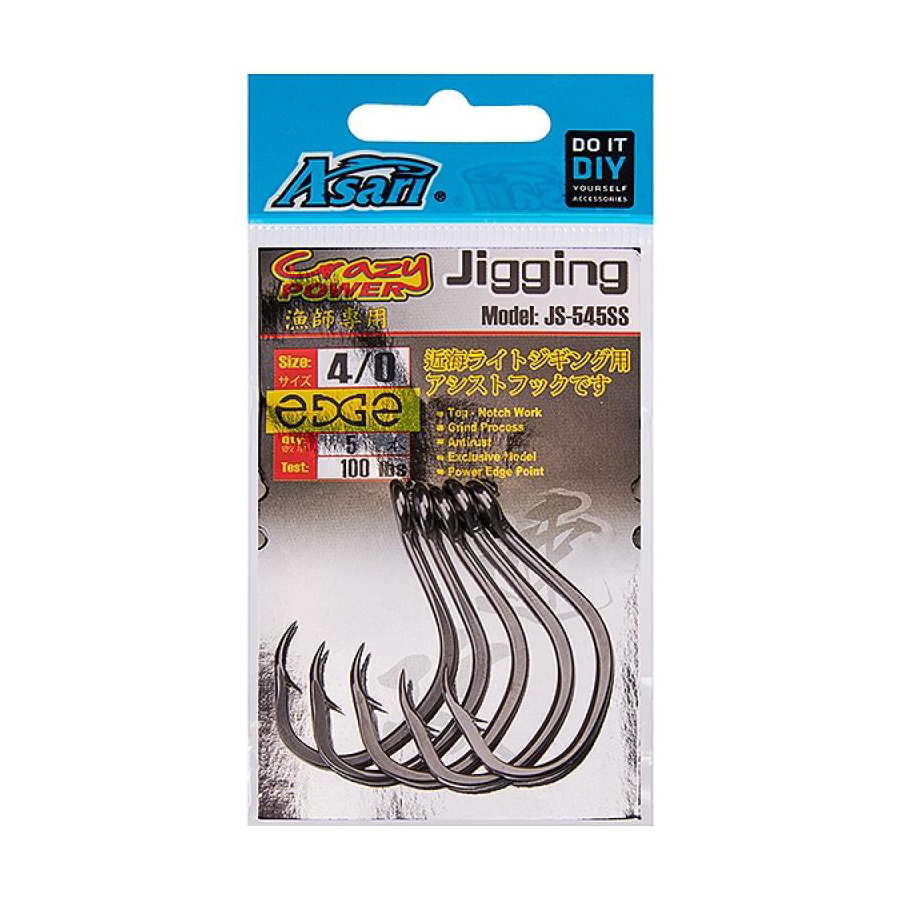 Крючки ASARI Edge #4/0. Фото №2