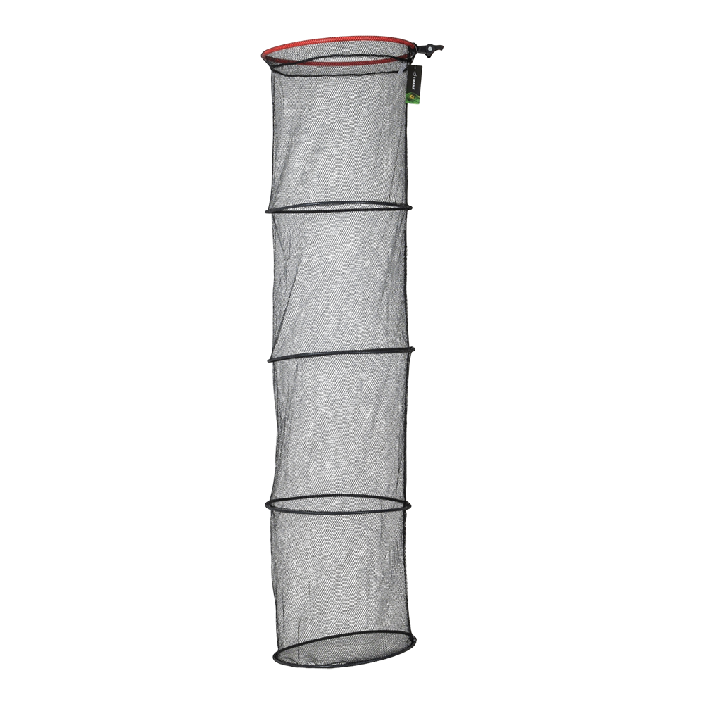 Садок рыболовный Tirana береговой, дакрон сетка, круглые ПВХ кольца d35, 1,5м. Фото №1 Садок рыболовный Tirana береговой, дакрон сетка, круглые ПВХ кольца d35, 1,5м. Фото №1