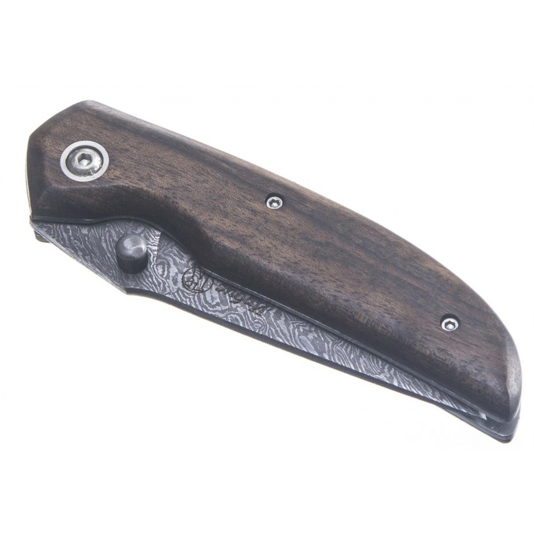 Нож "Ирбис" (дамаск, без рисунка) (Кашулин). Фото №1