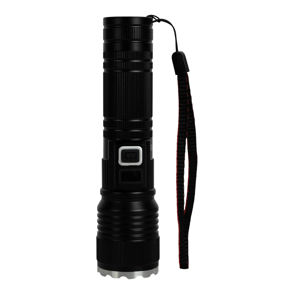 Фонарь ручной (аккумулятор 26650, цифровой индикатор заряда, регулировка яркости, разъем Type-C, power bank). Фото №2