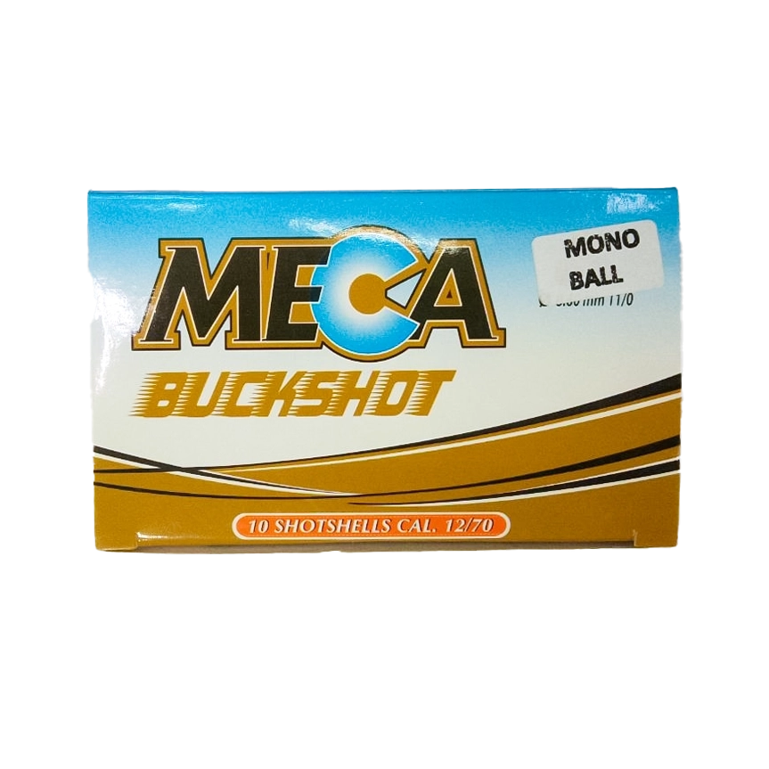 Патрон Meca 12/70 Buck Shot Mono Ball Slug (в пачке 10/короб 250). Фото №1