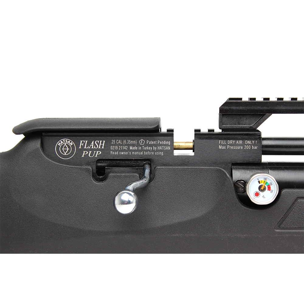 Винтовка пневматическая Hatsan FLASHPUP, калибр 6.35, 3 Дж (РСР, пластик). Фото №4 Винтовка пневматическая Hatsan FLASHPUP, калибр 6.35, 3 Дж (РСР, пластик). Фото №4