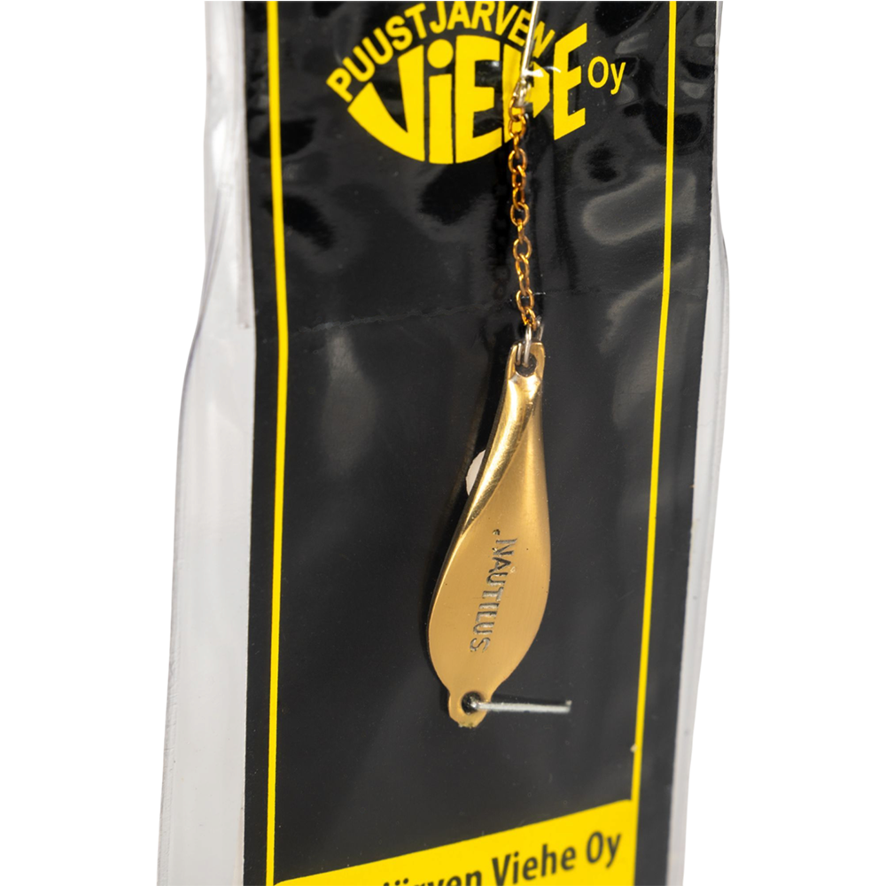 Блесна Puustjarven Nautilus 40мм, 5гр, цвет (Hop/Tom) цепочка-крючок. Фото №2