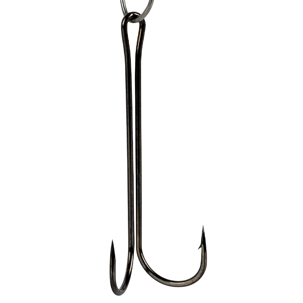 Крючок Gurza Double Hook X - Long Shank  №2 3шт/уп BN  VANADIUM. Фото №3