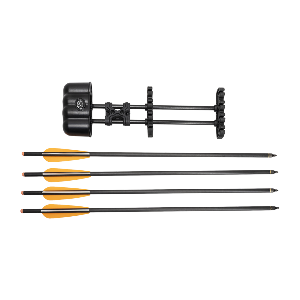 Арбалет блочный Man Kung XB65, блочный, black, кивер, 4 шт. стрелы, прицел, крепеж, воск, натяжитель. Фото №17