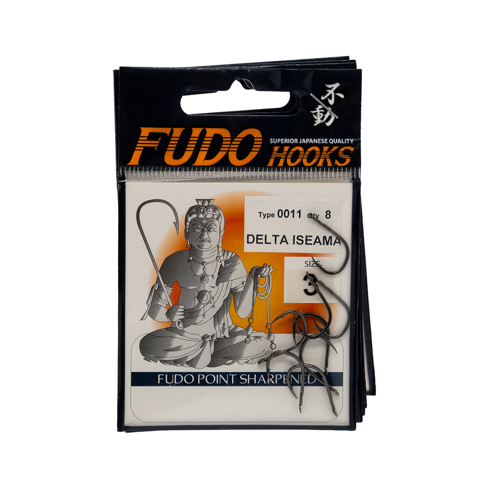 Крючок FUDO DELTA ISEAMA №3 Type 0010 Oty 8. Фото №1