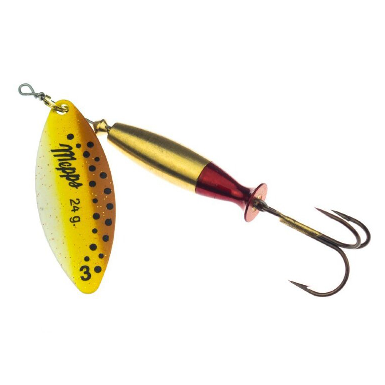 Блесна Mepps AGLIA LONG HEAVY 3 OR BROWN. Фото №1 Блесна Mepps AGLIA LONG HEAVY 3 OR BROWN. Фото №1