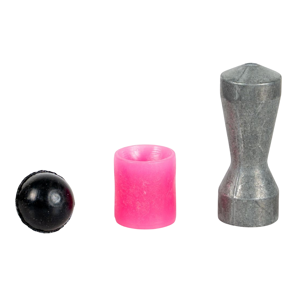 Комплект снаряжения пули Байбак 410 калибра (обтюратор, шарик резиновый, пуля). Фото №1