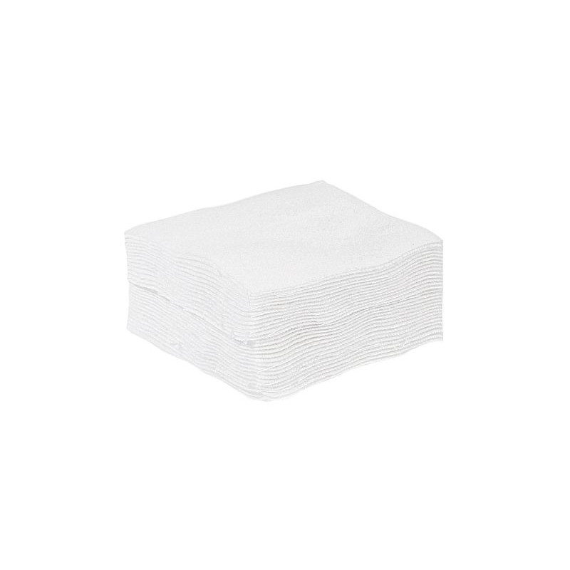 Патчи ЧИСТОGUN фланель, к.12-16, квадрат 75х75 мм, 50 шт., белый. Фото №1