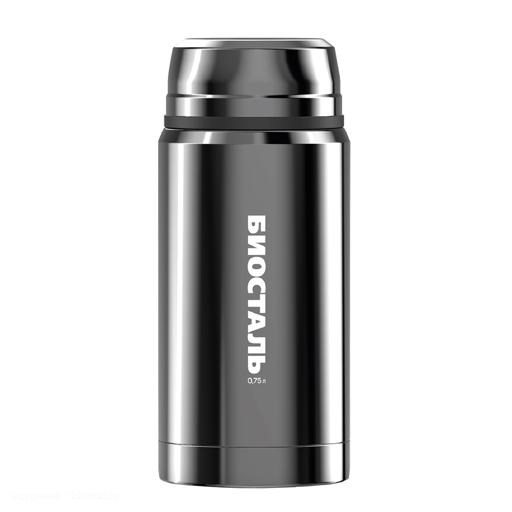 Термос BIOSTAL NTS-750V (широкое горло, суповой, + складная ложка). Фото №1 Термос BIOSTAL NTS-750V (широкое горло, суповой, + складная ложка). Фото №1