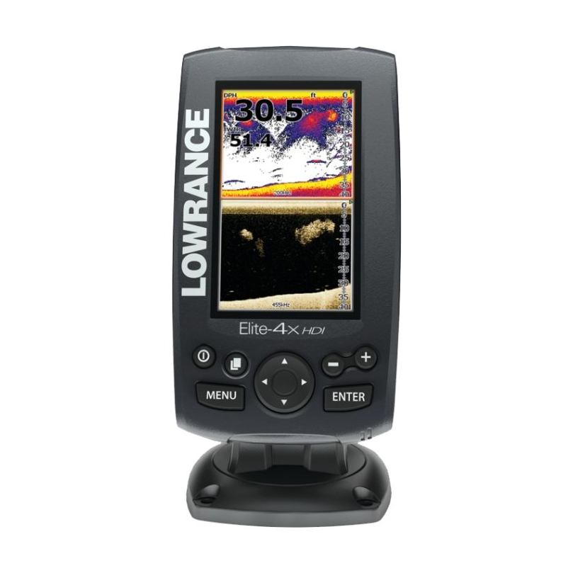 Эхолот Lowrance Elite-4x HDI W/XD 83/200/455/800. Фото №1