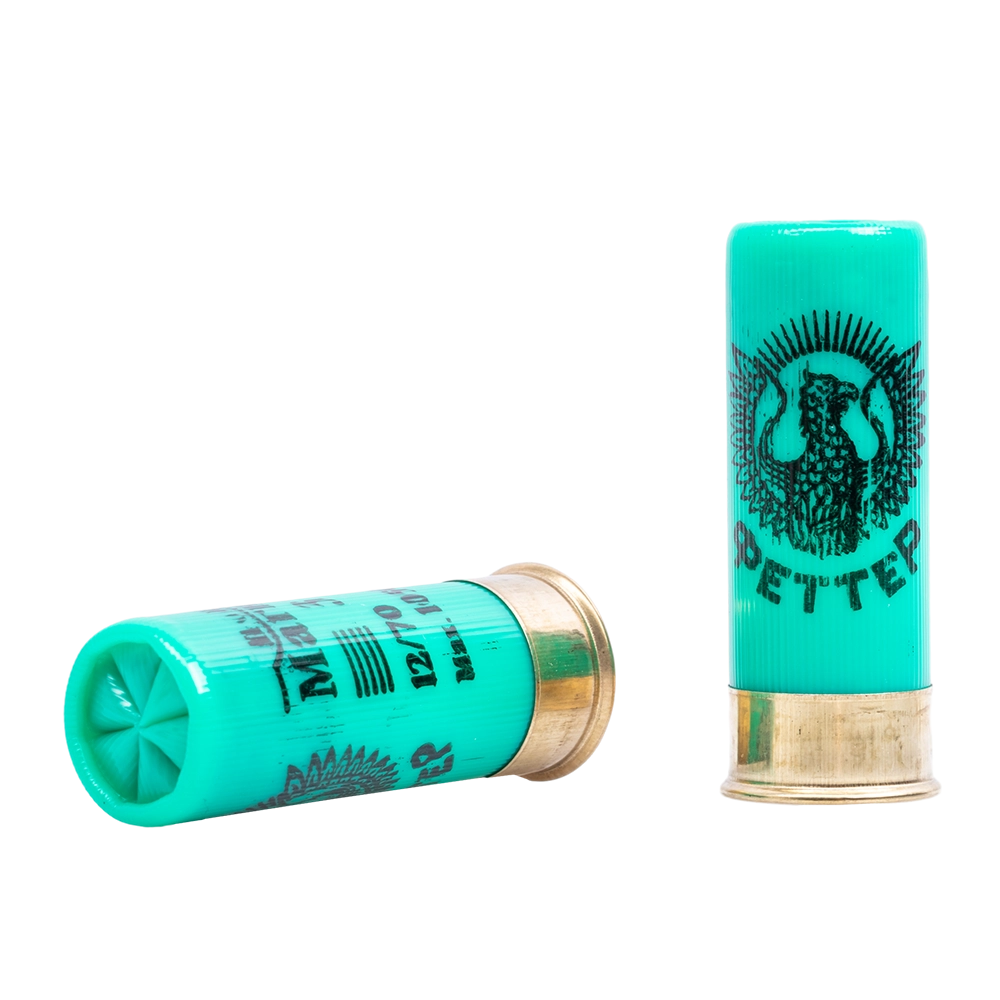 Патрон ФЕТТЕР ПОЛУМАГНУМ Биор 12/70 дробь № 1, 36гр. (в пачке 25 шт.) (в коробке 250 шт.). Фото №2