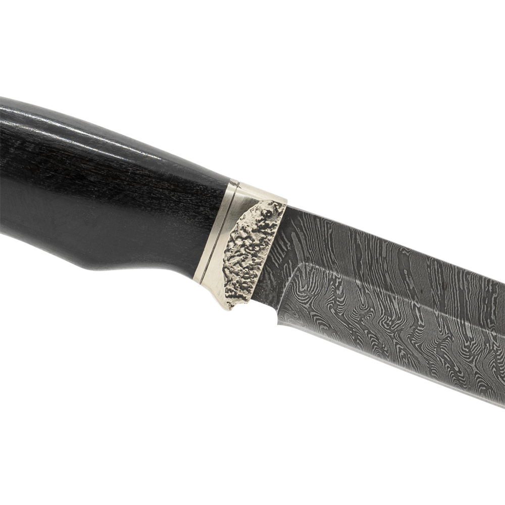 Нож "Бегемот", клинок дамаск, граб, худ. литье (СВ-Клинок). Фото №4