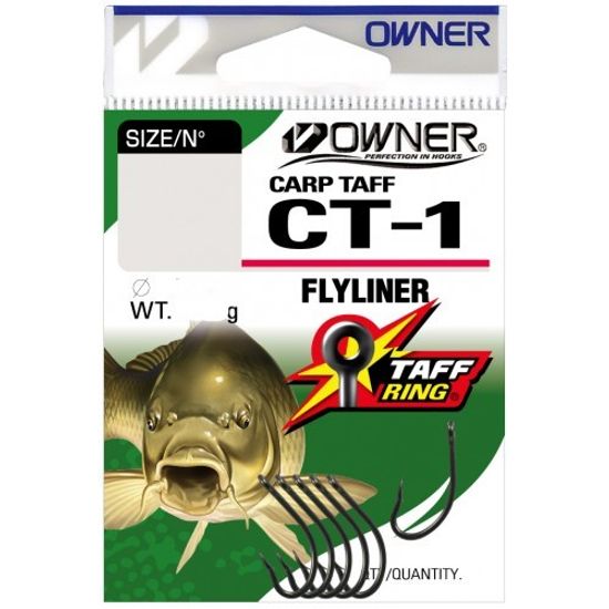 Крючок Owner Carp Taff Flyliner C1 №4. Фото №1