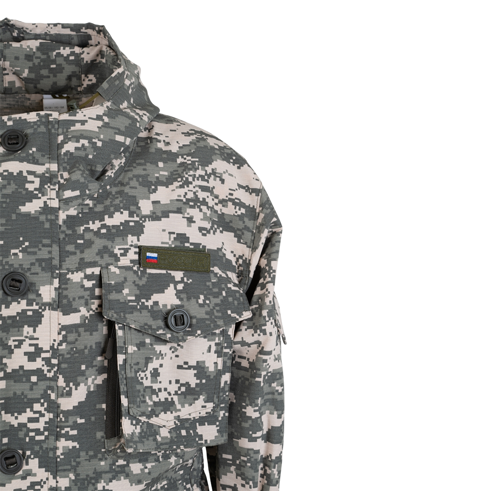 Костюм ГОРКА-8 летний (Серый Пиксель) р. 52-54/170-176. Фото №2