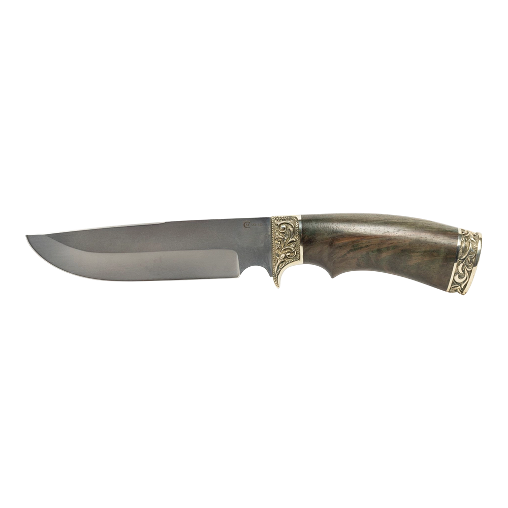 Нож МС Лорд, клинок VG-10, рукоять стаб.орех(кап), литье. Фото №2